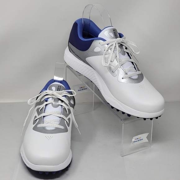 Under Armour Golf Shoe Charged Breathe  Cleats 3026403-100 Women’s Size 9.5 New - Picture 7 of 10
